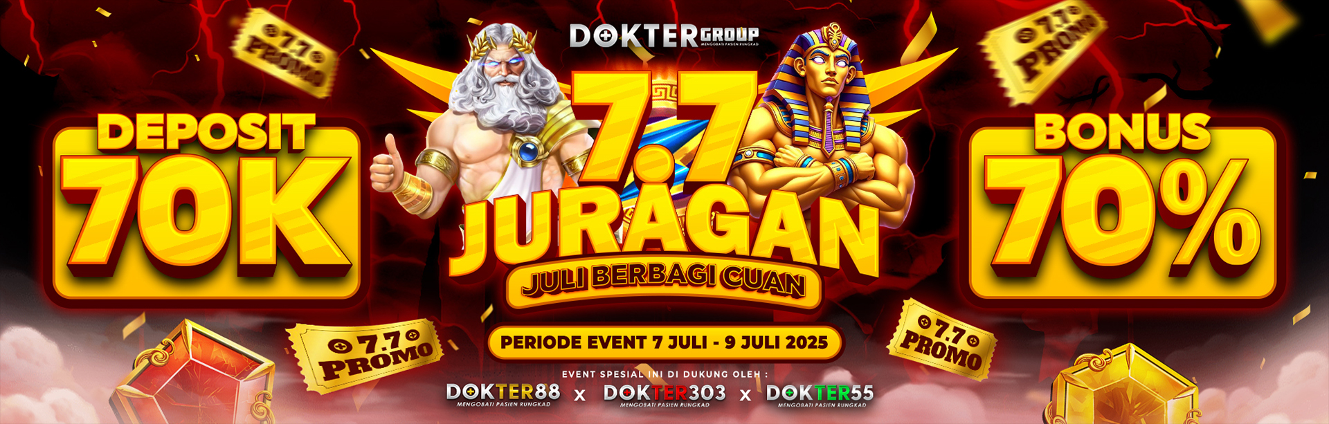 SPESIAL PROMO JURAGAN 7.7 DOKTERGROUP